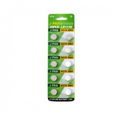 J-Pan Button Cell Battery 10Pack LR1130 AG10 389 390 