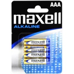 Maxell Alkaline Battery AAA LR03 4pcs BLISTER 723671.04.EU