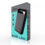 MS BANK L300 20000mAh Power Bank 5V 2A micro USB+TYPE-C Black