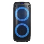 613 Partybox Bluetooth Wireless Speaker 2x 6.5inch RGB Light with Wireless Microphone