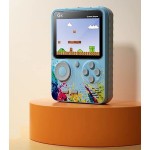 G5 500 Games Mini Retro Arcade Classic Video Game Console Portable Handheld 3.0 Inch LCD Screen Blue Grey