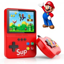 K35 500 Games Mini Retro Arcade Classic Video Game Console + Controller Portable Handheld 3 Inch LCD Screen Red