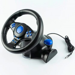 7in1 Gaming Racing Steering Wheel PC PS4 PS3 Xbox360 XboxOne Android Nintendo Switch + Pedals and GearShift