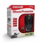 Maxell Wireless Presenter 2.4GHz Laser Air Mouse Red Pointer 1600dpi 4-in-1