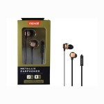 Maxell Metalix Earphones High Quality Sound with microphone MXH-ES200 GOLD