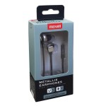 Maxell Metalix Earphones High Quality Sound with microphone MXH-ES200 SPACE GREY