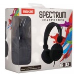 Maxell Spectrum Headphones with microphone Black