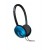 Maxell Super Thin Blue Headphones