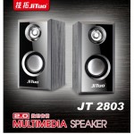 USB Speakers JT 2803 USB Powered 3.5mm Audio Multimedia Digital Stereo Speaker Wooden