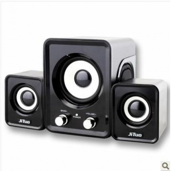 USB Speaker 2.1 Stereo Bass Sound JT-2802 Black