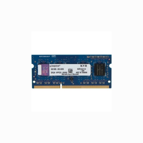 Kingston 4GB DDR3L RAM SO-DIMM 1600 Memory PC3L-12800 1600MHz CL11 204 pin KVR16LS11/4