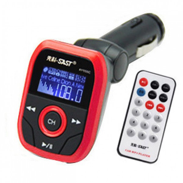 Car MP3 FM Modulator VZ-302 Red